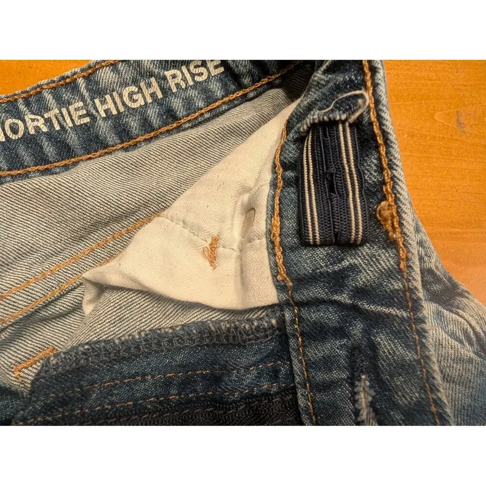 Gap Kids Denim Shorts, EGU/LN, Adjustable Waist, Girl's 14, Shortie High Rise